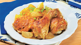 Kuřecí paličky pečené na česneku