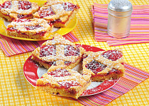 Linecký mřížkový koláč na plech