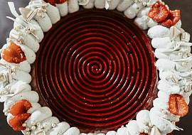 Malinový vklad do dortu podle Šárky Divácké