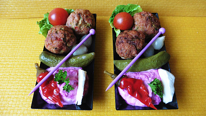 Obložené mističky vhodné na občerstvení