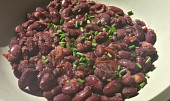 Ostro-slano-sladké červené fazole