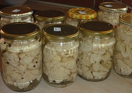 Sladkokyselý sterilovaný květák