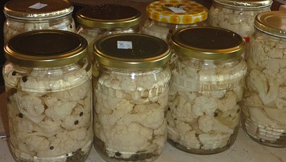 Sladkokyselý sterilovaný květák