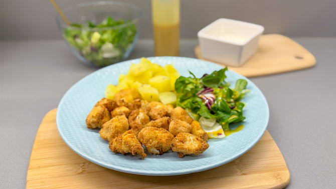 Super rychlý obalovaný květák z HF