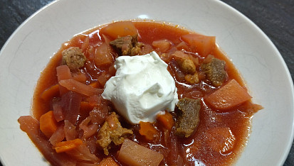 Boršč zase trochu jinak