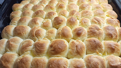 Buchtičky s krémem, Dopečeno