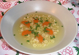 Falešná slepičí polévka (z tykve)