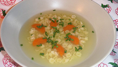 Falešná slepičí polévka (z tykve)