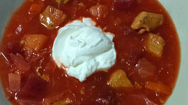 Klasický ruský boršč