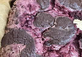 Malinové brownies s mascarpone (Malinove brownies ♥️)