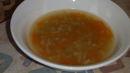 Uzená polévka s krupkami