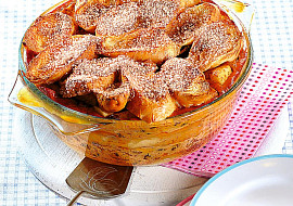 Žemlovka s karamelovým tvarohem