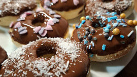 Donuty pečené ve formě