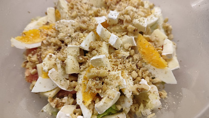 Hlávkový salát s vejci a sýrem, Skvělý salát!