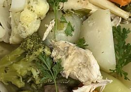 Kuře vařené v zelenině (Kúře v zelenině ♥️)