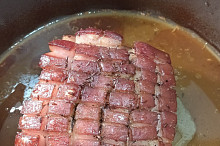 Piekla som v remoske, jedli sme ho na studeno s čerstvým chlebom.