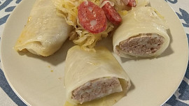 Zelné závitky v kysaném zelí  - v pomalém hrnci