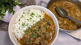 Vepřová játra na slanině