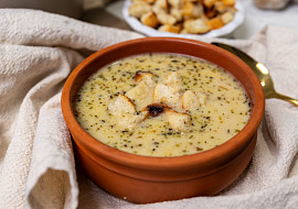 Krémová česnečka