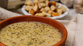 Krémová česnečka