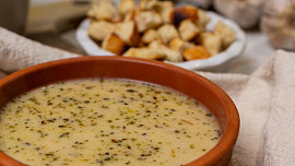 Krémová česnečka