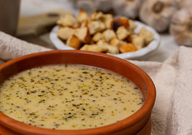 Krémová česnečka