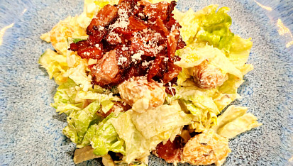 Salát s pečenými gnocchi