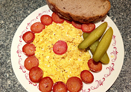 Smetanovo-sametová míchaná vejce