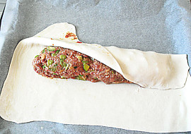 Kapustovo-masový závin