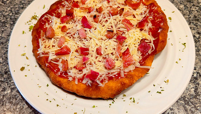 "Langoše" z tvarohu