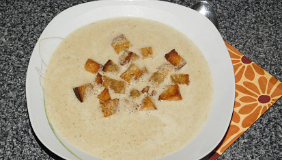 Žampionová krémová polévka