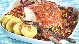 Bavorská pečeně na zelenině