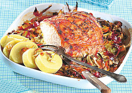 Bavorská pečeně na zelenině