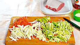 Bavorská pečeně na zelenině