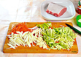 Bavorská pečeně na zelenině