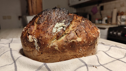 Domácí chléb bez hnětení