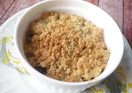 Jablečný crumble z horkovzdušné fritézy
