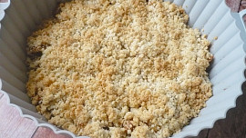 Jablečný crumble z horkovzdušné fritézy