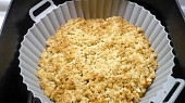 Jablečný crumble z horkovzdušné fritézy