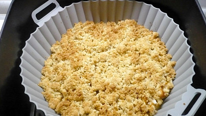 Jablečný crumble z horkovzdušné fritézy