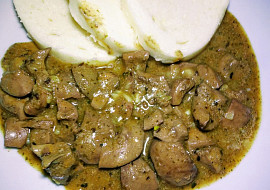 Ledvinky na majoránce s česnekem