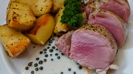 Panenka na zeleném pepři