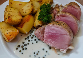 Panenka na zeleném pepři