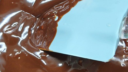 Valentýnský čokoládový dortík bez mouky