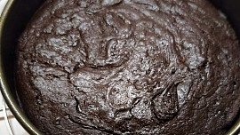 Valentýnský čokoládový dortík bez mouky