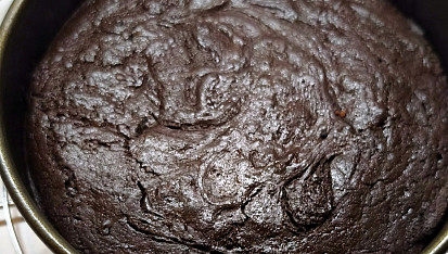 Valentýnský čokoládový dortík bez mouky