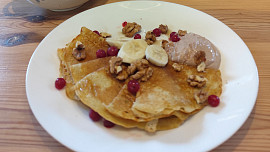 Banánové palačinky pro děti