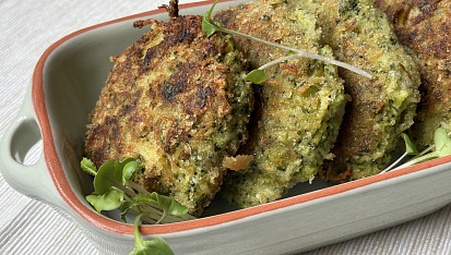 Brokolicové karbanátky se sýrem