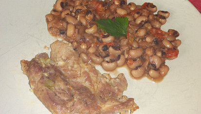 Fazole černé oko v zázvorové rajčatové omáčce, Príjemná chuť