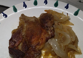 Krkovička na cibuli